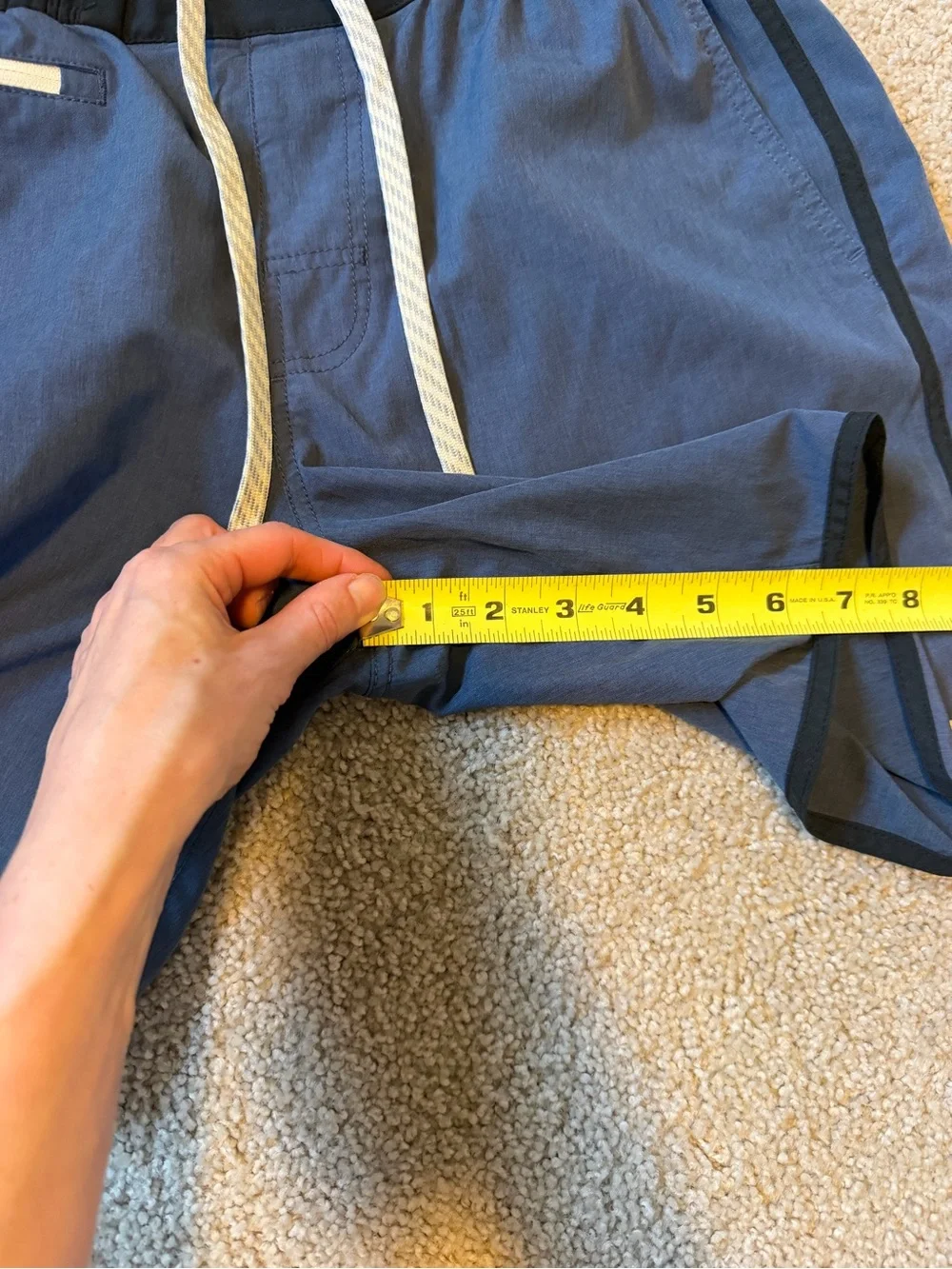 Vuori Banks Shorts in Azure